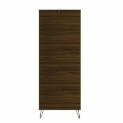 Rockefeller 5 Shelf Bookcase - Manhattan Comfort Tatiana Midnight Blue -Bookshelves Sales Shop unnamed file 5466