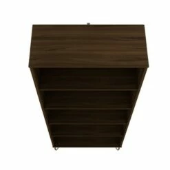 Rockefeller 5 Shelf Bookcase - Manhattan Comfort Tatiana Midnight Blue -Bookshelves Sales Shop unnamed file 5467