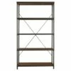 72" Webster 4 Shelf Mixed Media Bookshelf Black - Inspire Q -Bookshelves Sales Shop unnamed file 5477