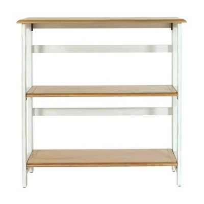 32.25" 3 Medford Shelf Bookshelf Distressed White - OSP Home Furnishings 3 32.25" 3 Medford Shelf Bookshelf Distressed White - OSP Home Furnishings