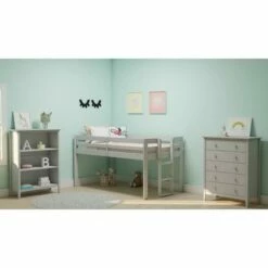 Weston Tall Bookcase - Alaterre Furniture Dove Gray -Bookshelves Sales Shop unnamed file 5519