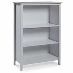 Weston Tall Bookcase - Alaterre Furniture Dove Gray -Bookshelves Sales Shop unnamed file 5520