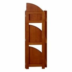 Cakewalk High Corner Folding Bookcase - Regency Cherry -Bookshelves Sales Shop unnamed file 5548