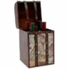 Okuna Outpost Wooden 4 Bottles Travel Wine for Storage Bar Accessory, World Map Design, 8. x 8.5 x 13.8 in. -Bookshelves Sales Shop unnamed file 5564