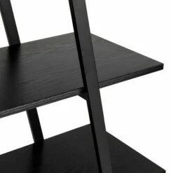 Modern Industry Metal/Wooden 5 Tier 'A' Frame Bookcase and Shelves - Glitzhome Black -Bookshelves Sales Shop unnamed file 578