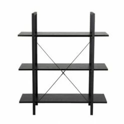 Modern Industry Metal/Wooden 3 Tier Bookcase with Shelves - Glitzhome Walnut 14 Modern Industry Metal/Wooden 3 Tier Bookcase with Shelves - Glitzhome Walnut -Bookshelves Sales Shop unnamed file 607