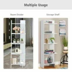 Costway 5-Tier Bookcase Storage Open Shelves Display Unit Room Divider -Bookshelves Sales Shop unnamed file 626