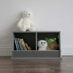 Wood Toy Storage Cubby and Kids' Bookcase Gray - Humble Crew -Bookshelves Sales Shop unnamed file 641