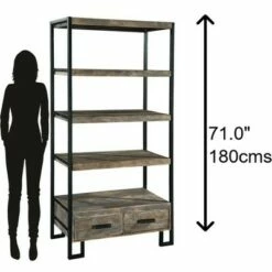Hekman 27829 Hekman Santa Cruz Open Shelving 2-7829 Santa Cruz