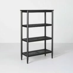 Hearth & Hand W/Magnolia Furniture Wood & Cane Tall 4-Shelf Bookcase - Hearth & Hand™ with Magnolia Black 21 Hearth & Hand W/Magnolia Furniture Wood & Cane Tall 4-Shelf Bookcase - Hearth & Hand™ with Magnolia Black -Bookshelves Sales Shop unnamed file 692