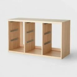Triple Opening Sliding Bin Cube - Brightroom™ White -Bookshelves Sales Shop unnamed file 7