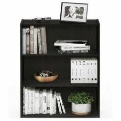 Furinno Pasir 3 Tier Open Storage and Organization Bookshelf Wooden Bookcase Shelf Shelving Unit for Home or Office, Espresso 8 Furinno Pasir 3 Tier Open Storage and Organization Bookshelf Wooden Bookcase Shelf Shelving Unit for Home or Office, Espresso -Bookshelves Sales Shop unnamed file 710