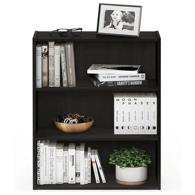 Furinno Pasir 3 Tier Open Storage and Organization Bookshelf Wooden Bookcase Shelf Shelving Unit for Home or Office, Espresso 5 Furinno Pasir 3 Tier Open Storage and Organization Bookshelf Wooden Bookcase Shelf Shelving Unit for Home or Office, Espresso - Image 3