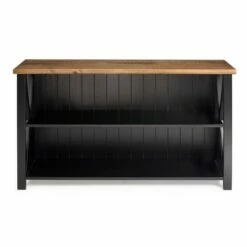 Solid Wood Farmhouse Storage Console - Saracina Home Rustic Oak/black -Bookshelves Sales Shop unnamed file 765