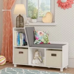 RiverRidge Home Book Nook Kids' Storage Bench with Cubbies - RiverRidge -Bookshelves Sales Shop unnamed file 837