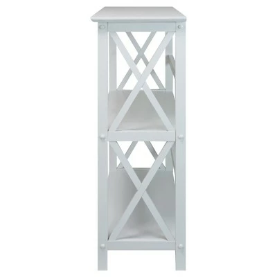 34" 3-Shelf Bookcase - Flora Home Walnut 4 34" 3-Shelf Bookcase - Flora Home Walnut - Image 2