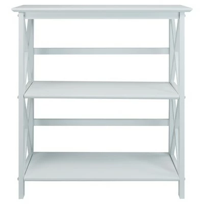 34" 3-Shelf Bookcase - Flora Home Walnut 6 34" 3-Shelf Bookcase - Flora Home Walnut - Image 4