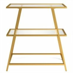 Henn& Hart 36 in. Brass Metal Bookcase - Henn&Hart 11 Henn& Hart 36 in. Brass Metal Bookcase - Henn&Hart -Bookshelves Sales Shop unnamed file 885