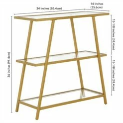 Henn& Hart 36 in. Brass Metal Bookcase - Henn&Hart 13 Henn& Hart 36 in. Brass Metal Bookcase - Henn&Hart -Bookshelves Sales Shop unnamed file 887