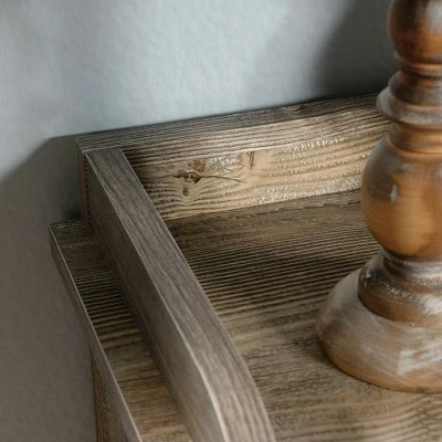 48" Granite Trace Bookshelf Cubby Rustic Cedar - Sauder 6 48" Granite Trace Bookshelf Cubby Rustic Cedar - Sauder - Image 4