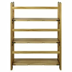 38" Folding 3 Tier Bookshelf Stackable - Flora Home Walnut 20 38" Folding 3 Tier Bookshelf Stackable - Flora Home Walnut -Bookshelves Sales Shop unnamed file 946