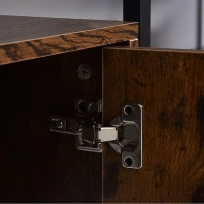 HomCom Storage Cabinet Bookcase with 3 Open Shelves 9 HomCom Storage Cabinet Bookcase with 3 Open Shelves - Image 7